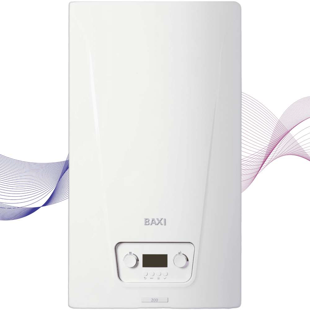 Baxi 200 Combi 2 28kW gas boiler – front or angled view – BoxHeat
