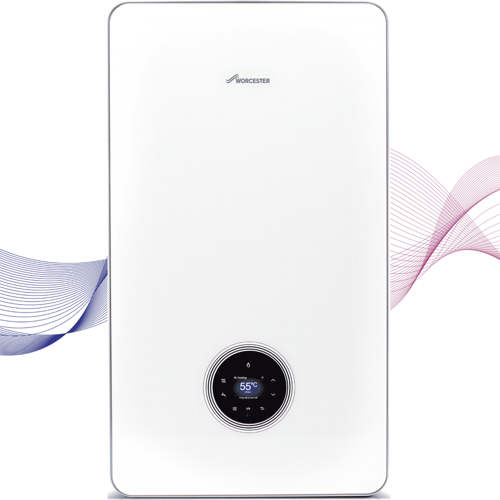 Worcester Bosch Greenstar 8000 white. BoxHeat