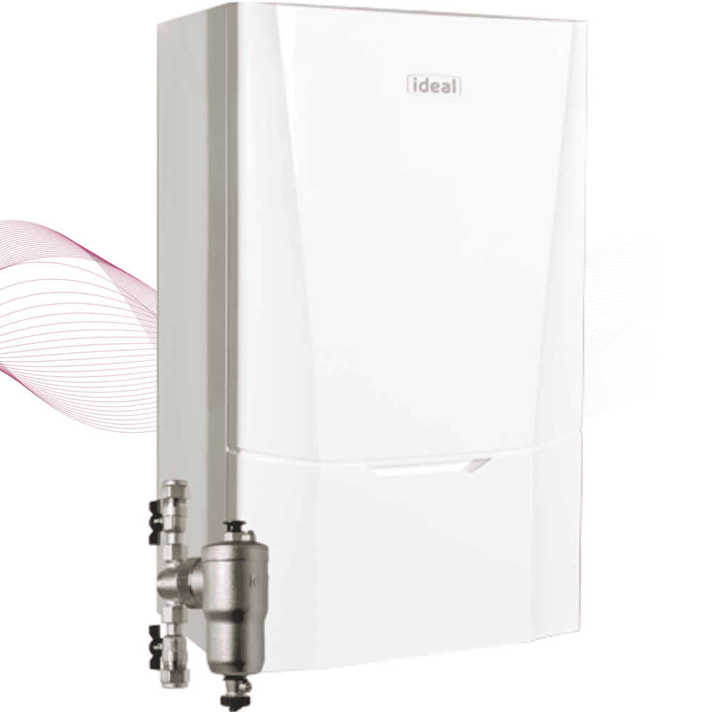 Ideal Vogue Max Gen² 32kW gas boiler – front or angled view – BoxHeat