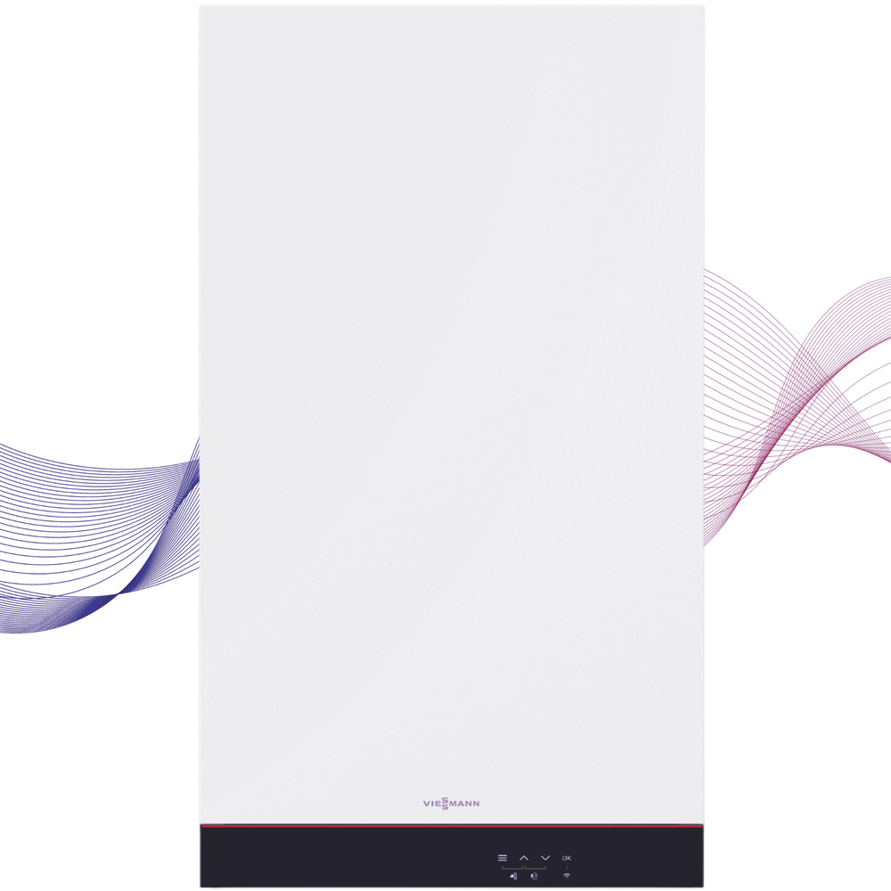 Viessmann Vitodens 050-W 30kW gas boiler – front or angled view – BoxHeat