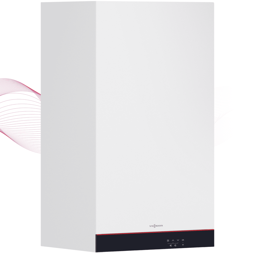 Viessmann Vitodens 050-W 30kW gas boiler – front or angled view – BoxHeat